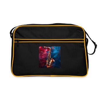 Saxophone - Sac Retro - noir/or - Devant