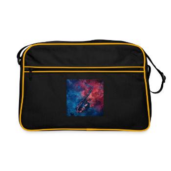 Saxophone - Sac Retro - noir/or - Devant