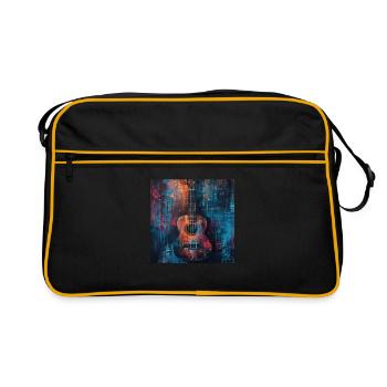 Ukulele - Retro Bag - black/gold - Front