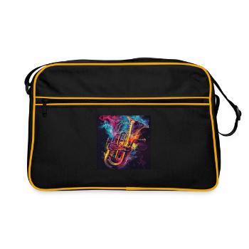 Tuba - Retro Bag - black/gold - Front