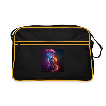 Violon - Sac Retro - noir/or - Devant