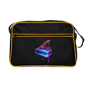 Piano - Sac Retro - noir/or - Devant