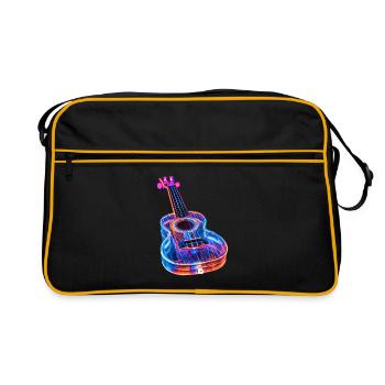 Ukulele - Retro Bag - black/gold - Front
