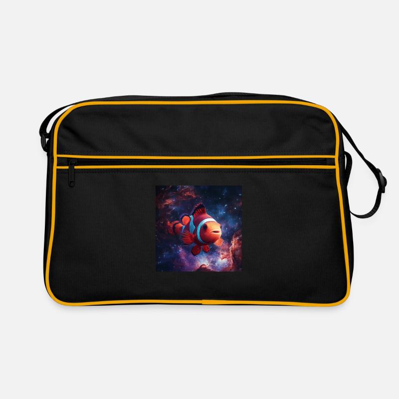 Clownfisch Retro Tasche