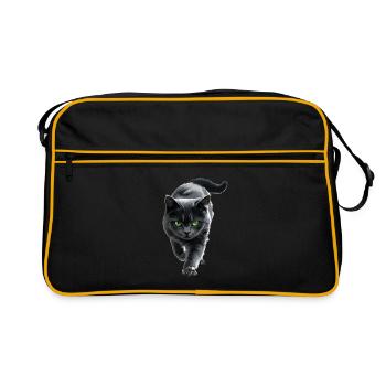 Britisch Kurzhaar - Retro Tasche - Schwarz/Gold - Vorne