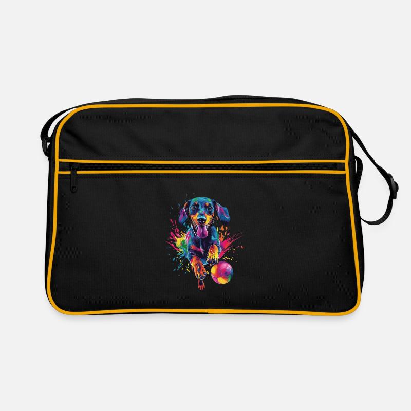 Dackel Retro Tasche
