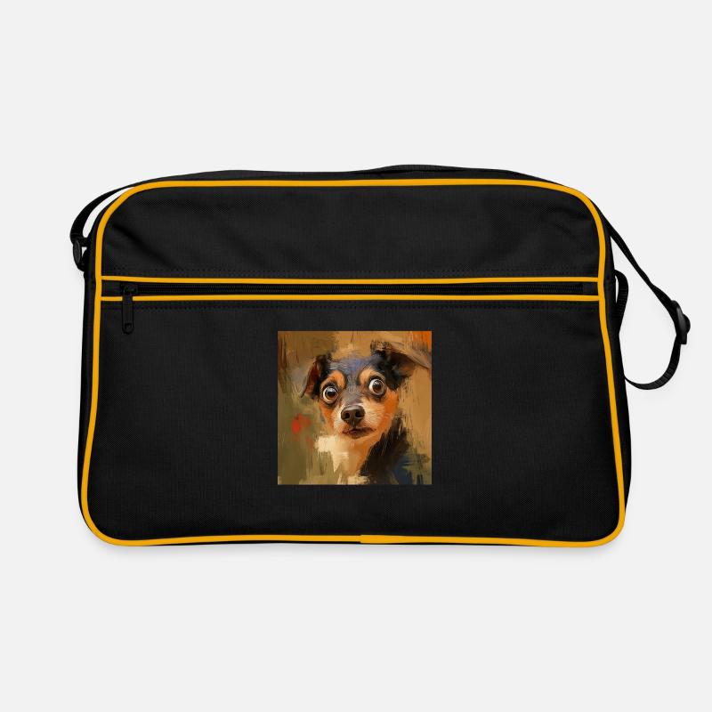 Hund Retro Tasche
