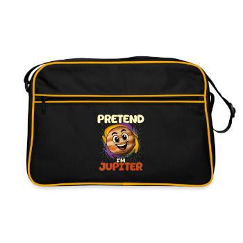 Jupiter - Retro Bag - black/gold - Front