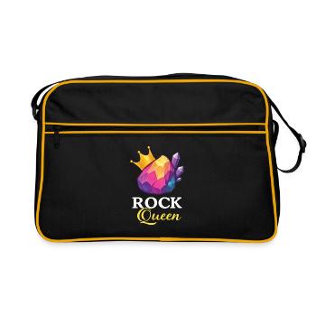 Géologie Roche - Sac Retro - noir/or - Devant