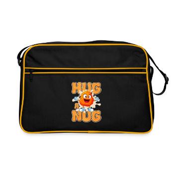 Nugget de poulet - Sac Retro - noir/or - Devant