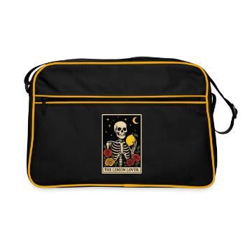Lemon Tarot - Retro Tasche - Schwarz/Gold - Vorne