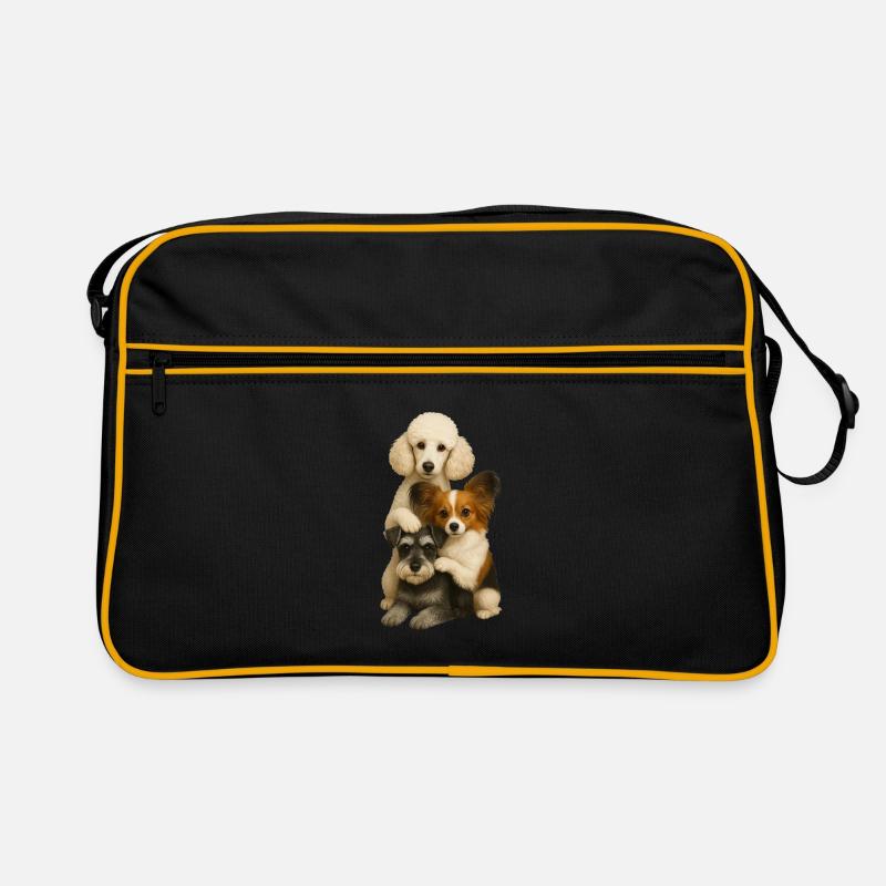 Chien Chiens Chiens mignons Sac Retro