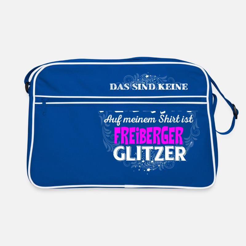 FREIBERGER - Glitzer Retro Tasche