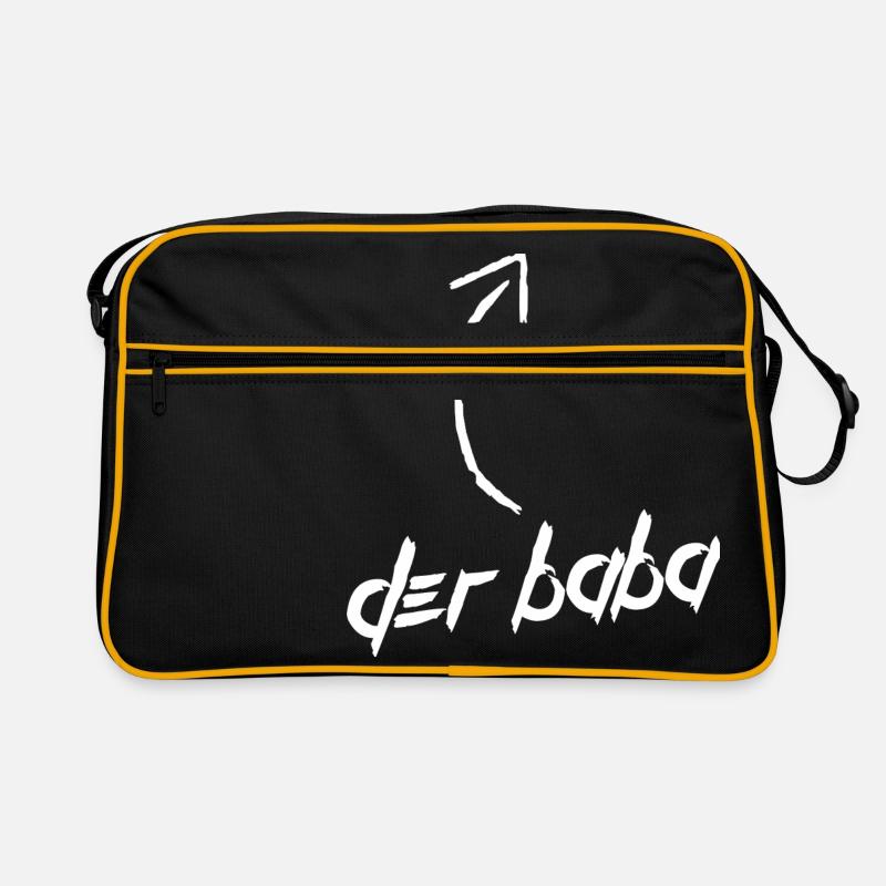 DER BABA - Retro Tasche - Schwarz/Gold