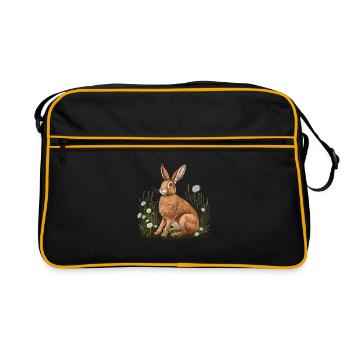 Lapin Lapin - Sac Retro - noir/or - Devant