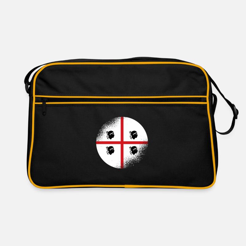 Drapeau de Sardaigne d’occasion Look Drapeau sarde Vintage Sac Retro