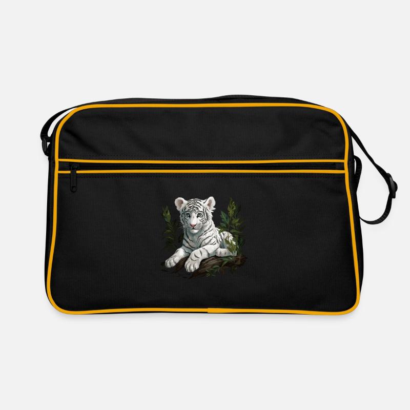 White Tiger Wildcat Jungle Sac Retro