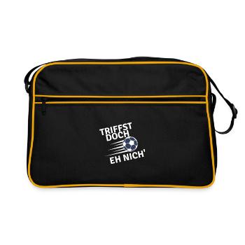 Ne frappez pas de toute façon - Sac Retro - noir/or - Devant