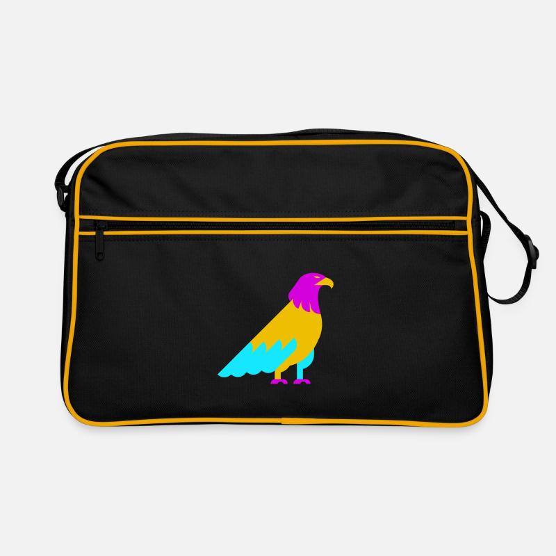 Colorful Abstract Eagle Retro Bag