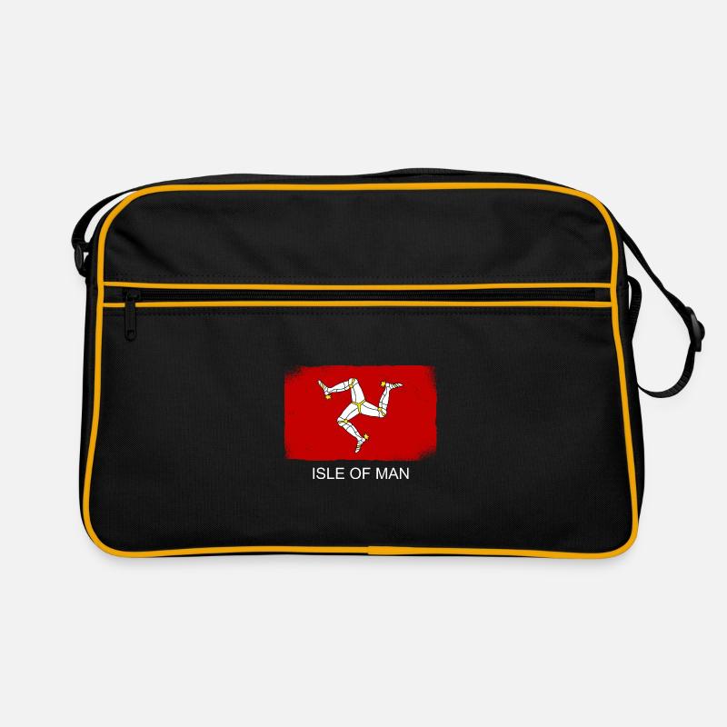 Île de Man Flagge Triskele Drapeau de l’île de Man Sac Retro