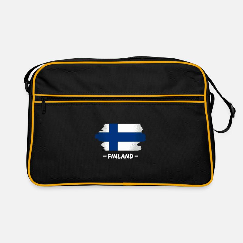 Drapeau finlandais Suomi Drapeau finlandais Look utilisé Sac Retro