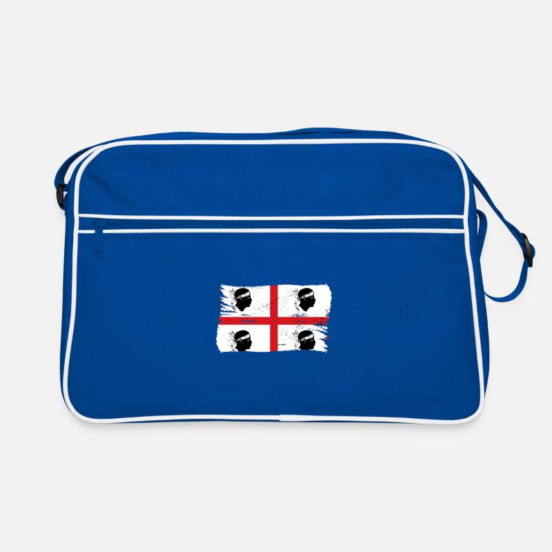 Drapeau de la Sardaigne Drapeau sarde Drapeau de la Sardaigne Sac Retro