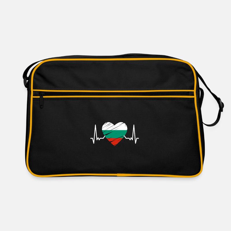 Drapeau de la Bulgarie Drapeau bulgare Sables d’or Sac Retro