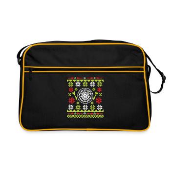 Christmas Ugly Dart - Retro Bag - black/gold - Front