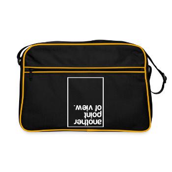 Another point of view (dark) - Retro Bag - black/gold - Front