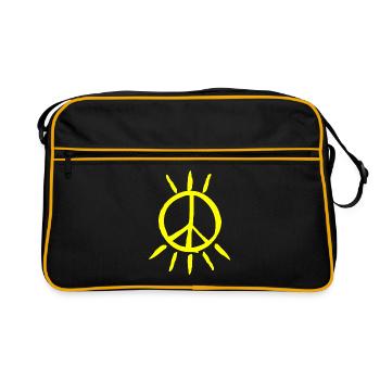 Peace - Sac Retro - noir/or - Devant