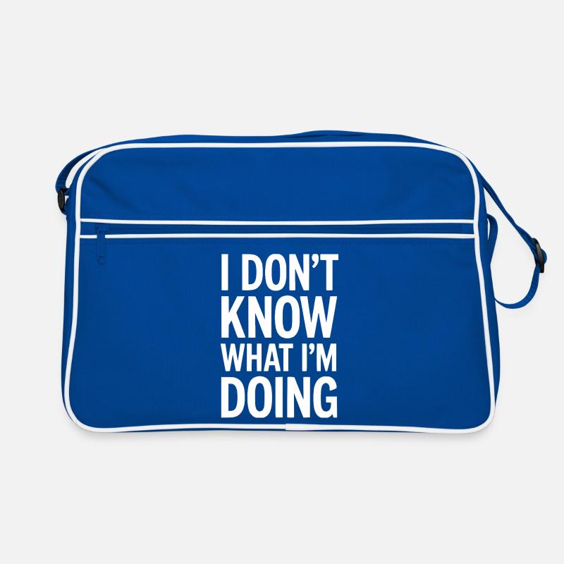 I don't know what I'm doing Retro Bag