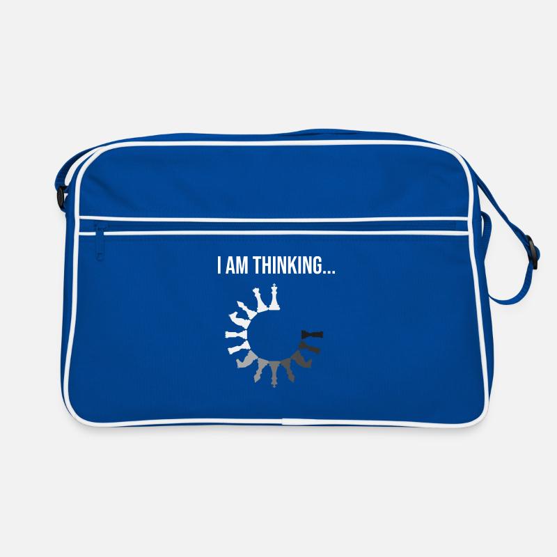 I Am Thinking Chess Board Games Game Night Party G Retro Tasche