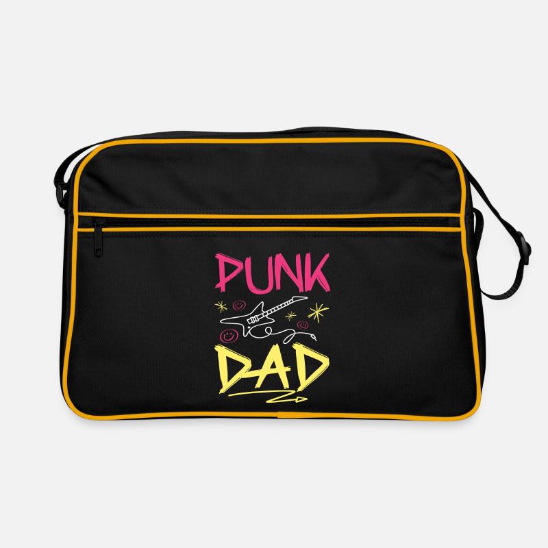 Papa Punkrock Retro Tasche
