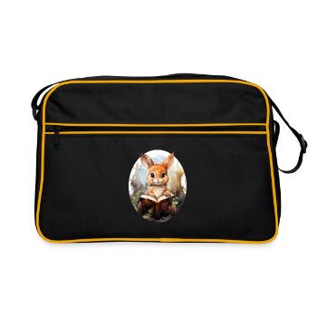 Hare - Retro Bag - black/gold - Front