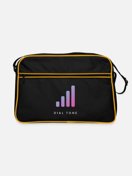 Dial Tone - Signal Minimal - Retro Tasche - Schwarz/Gold