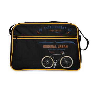 My legs My gears - My legs My gears - Retro Bag - black/gold - Front