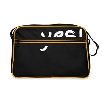 Yes! - Retro Bag - black/gold - Front