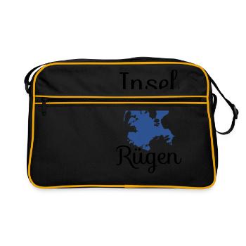 Island of Rügen - Retro Bag - black/gold - Front