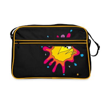 Splatch Shadoks - Sac Retro - noir/or - Devant