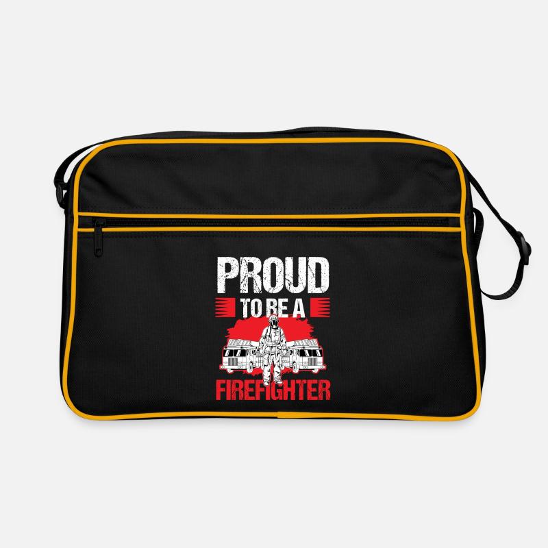 Proud To Be A Firefighter Birthday Gift Retro Bag