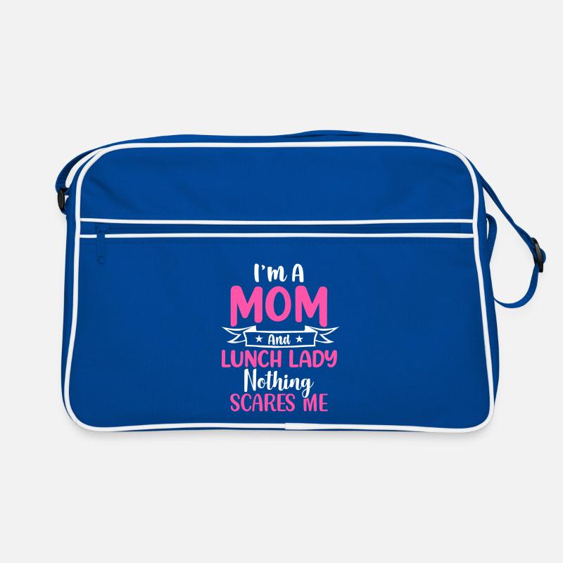 Frauen Ich bin eine Mutter und eine Mittagsfrau Nichts erschreckt Retro Tasche