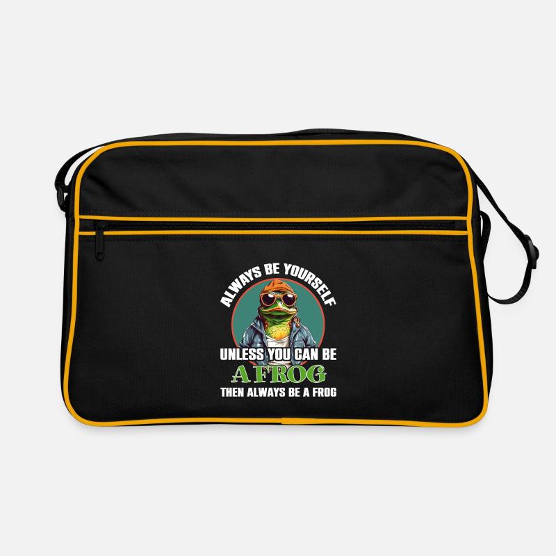 Be yourself or be a frog Retro Bag