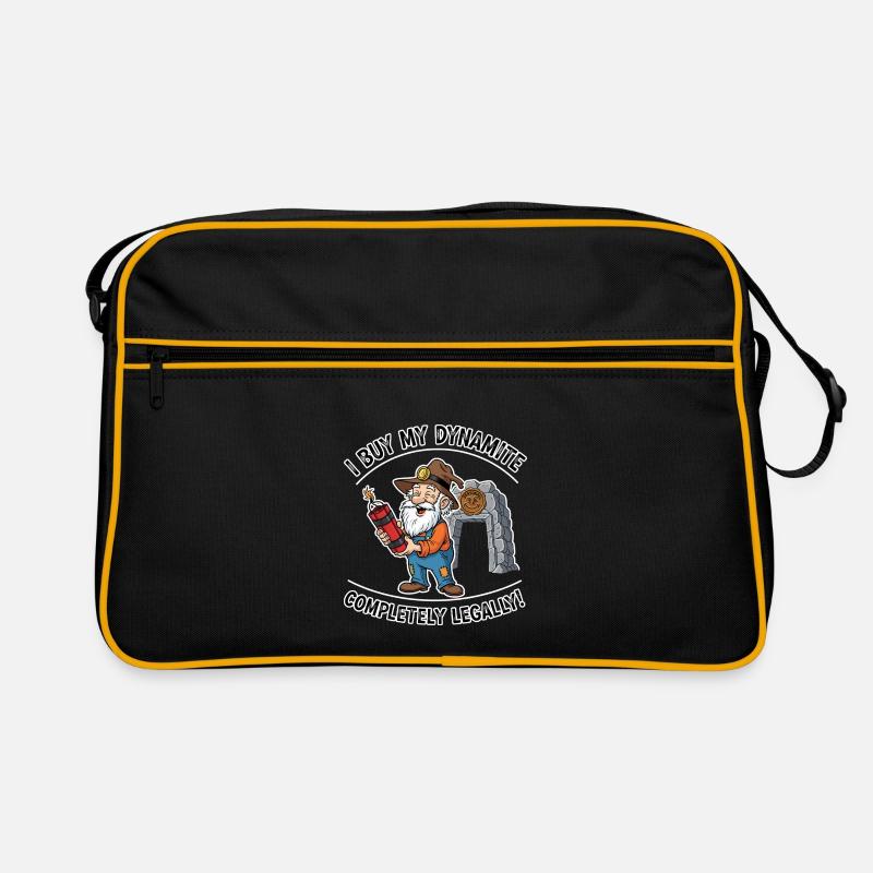 Dynamit-Miner ! Retro Tasche