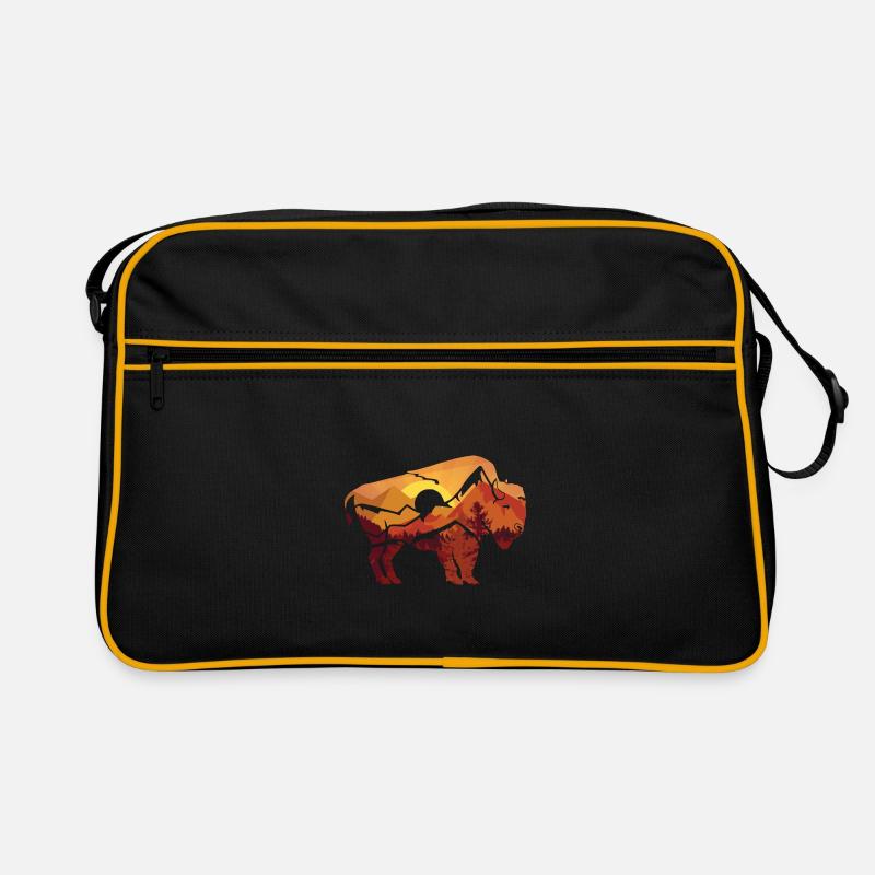 Panorama Nature - Buffalo - Coucher de soleil - Randonnée - Sac Retro