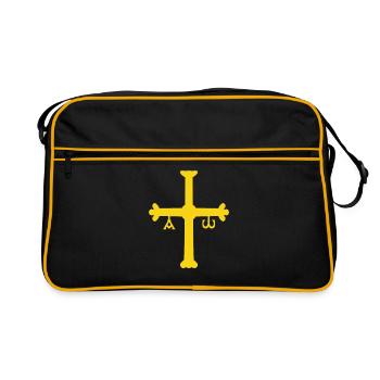 Croix de Victoria. Asturies - Sac Retro - noir/or - Devant