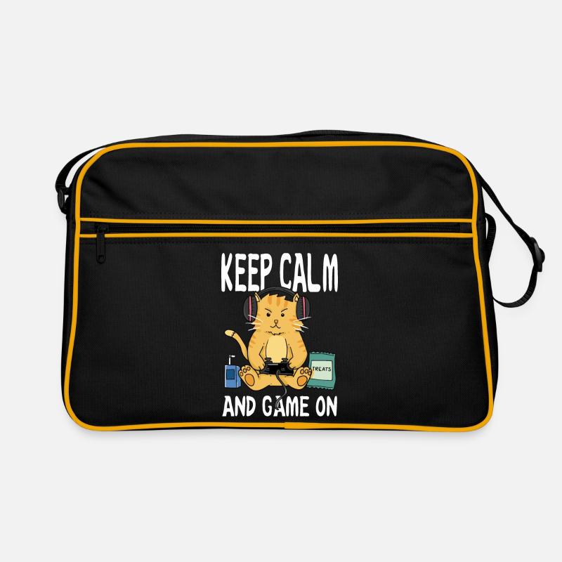 Reste calme et continue le jeu Sac Retro
