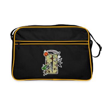 Tarot Abîmé Halloween ! - Sac Retro - noir/or - Devant