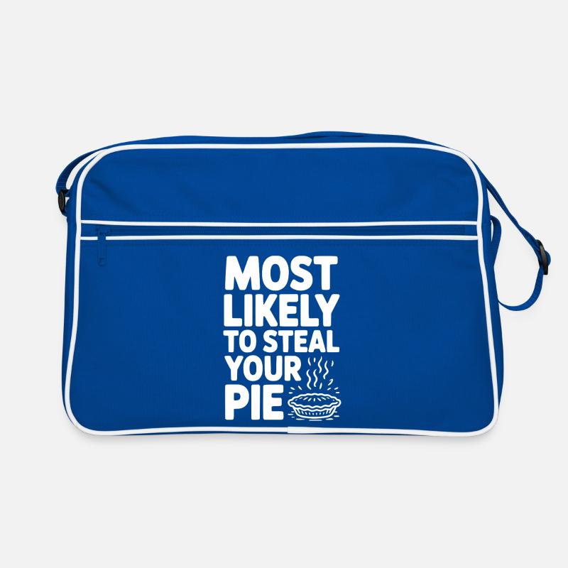 Am ehesten wird er Ihren Kuchen stehlen Retro Tasche