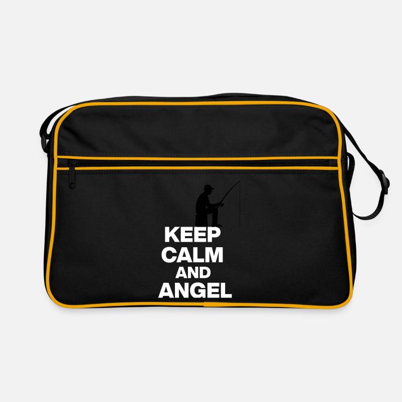 RESTEZ CALMES ET EN POSITION D’ANGLE ! ANGLER REST blanc Sac Retro