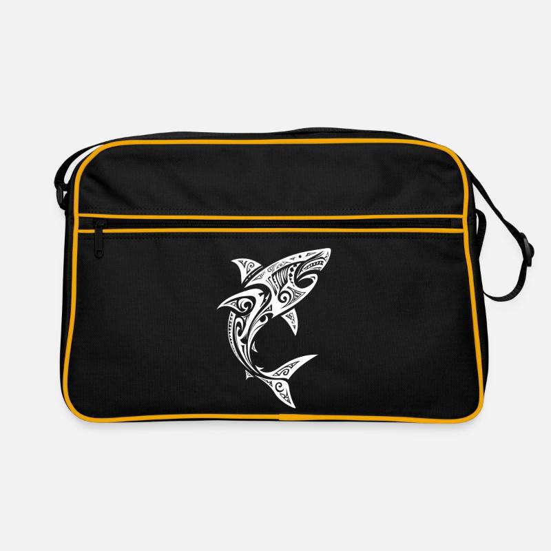 requin - Sac Retro - noir/or